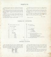 Table of Contents, Boone County 1886
